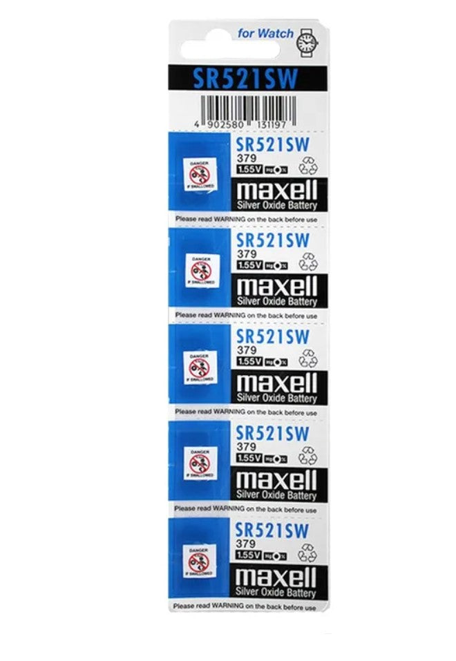 Maxell Lithium Battery SR-521SW (379)
