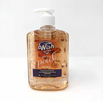 Wish Pump Hand Sanitizer - Peach Flavor (16.9 oz.) (10pcs per case) (Unit Price - $1)