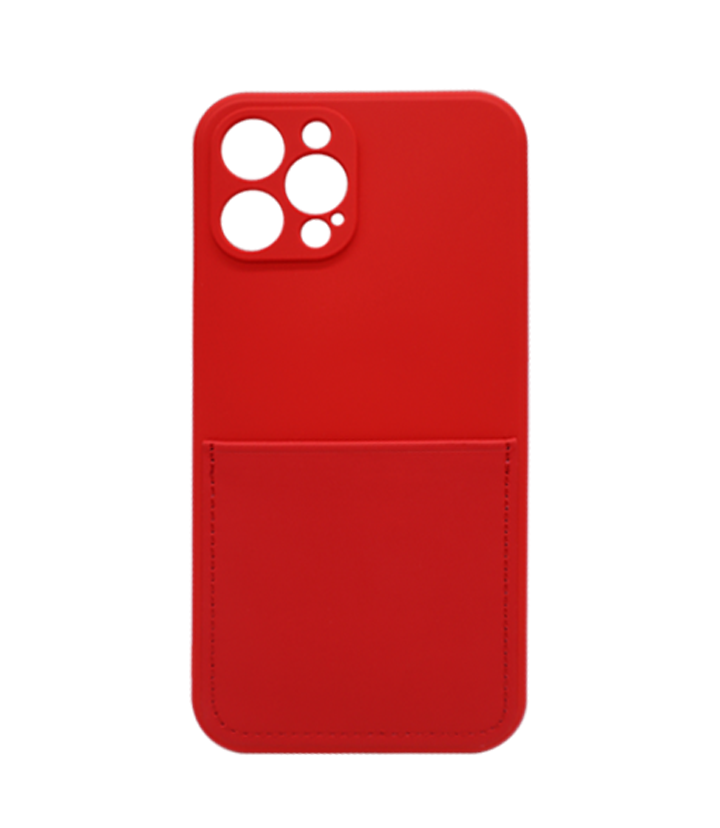 Card Slot Silicon Phone Case (For iPhone 12 Promax)