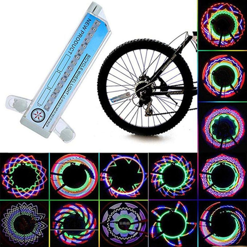 Bike 21 LED Pattern Spoke Light ZF334 Cowboy World