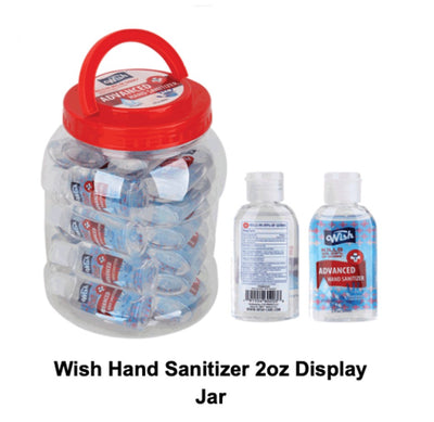 Wish Hand Sanitizer in a Jar (24 Package of 2oz/ 60ml unit)