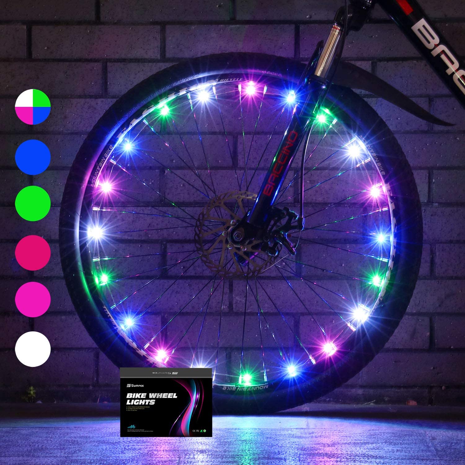 Aduro bicycle led online spoke lights